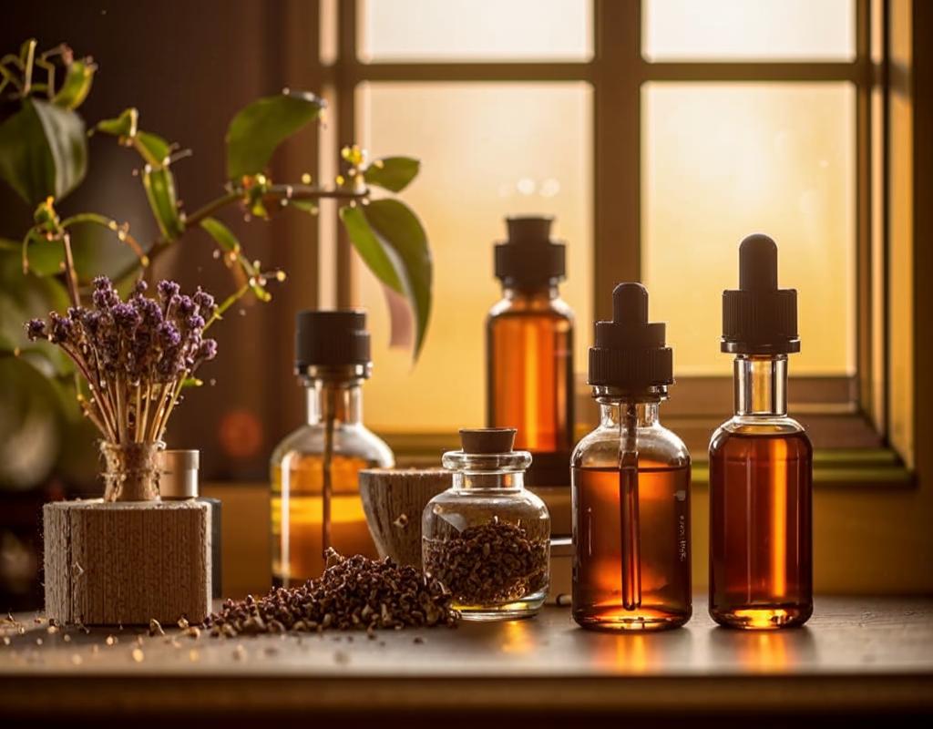 Aromatherapie essentiële oliën en kruiden